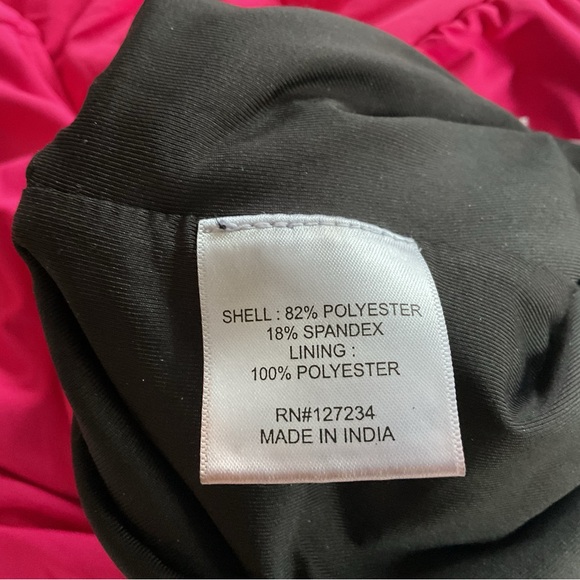 Boston Proper Pink One-Piece Swimsuit with Ruched Details - Picture 3 of 6